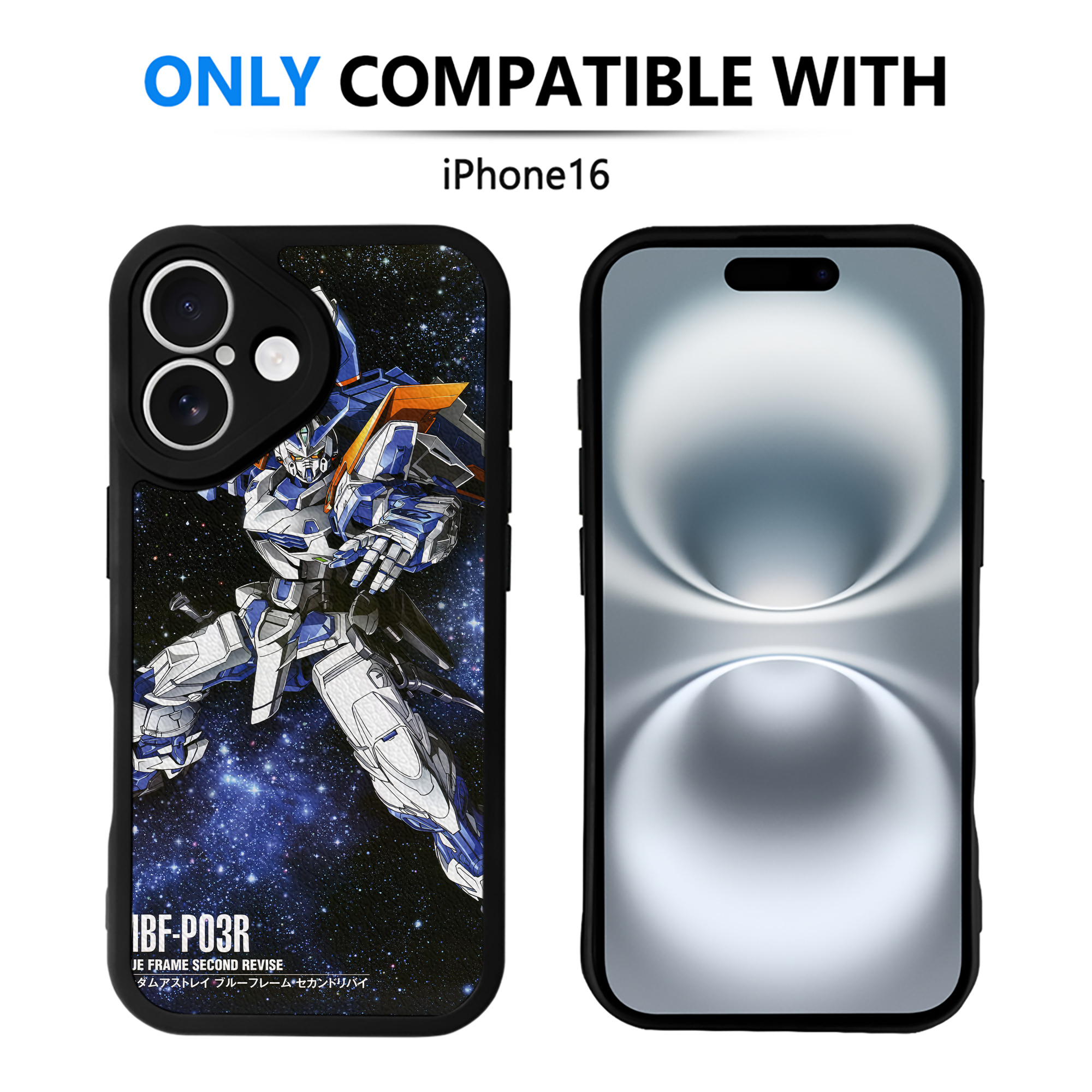 （画像用） 機動戦士ガンダム Mobile Suit Gundam 【iPhone 16シリーズ対応】シリコンスマホケース（レザー調） 材質：シリコン